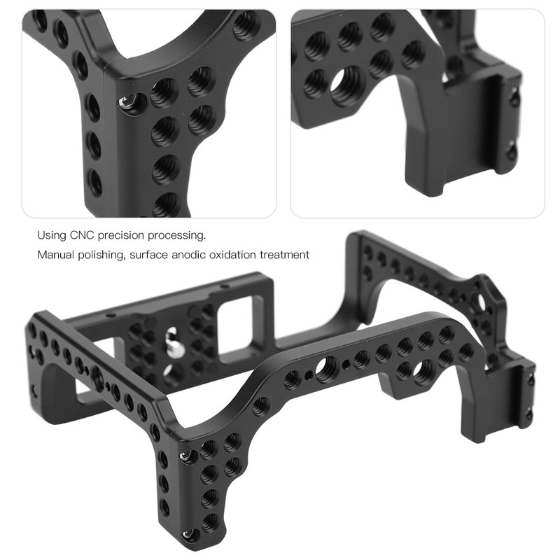 Photography Camera Cage Shooting Vlog with Cold Shoe Port for