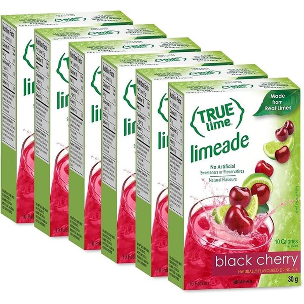 TRUE LIME Black Cherry Limeade Drink Mix (10 Packets) |