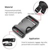 IRYNA 25mm/1inch Buckles Clips Rucksack Clips,Quick Flat Side Release Buckle