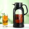 Delove 68 oz/2 Liter Glass Pitcher with Shatterproof Shell -