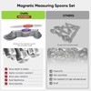 Premium Magnetic Measuring Spoons Set, Strong N52 Magnets, Heavy Duty