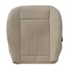 Vigoraze Driver Bottom Perforated Leather Replacement Seat Cover Tan Compatible