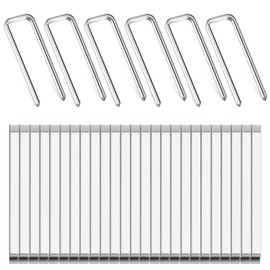 80 Pieces Repair Plantation Shutters Tool, Plantation Shutter Louvers Fasteners Hardware Kit Household Windows Blind Tilt Rod Staples Louvers Staples for Blind Repairing Supplies (1.9 x 0.5 cm)