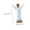 Tofficu Easter Jesus Adornment Statue of Jesus Rebirth Holy Child