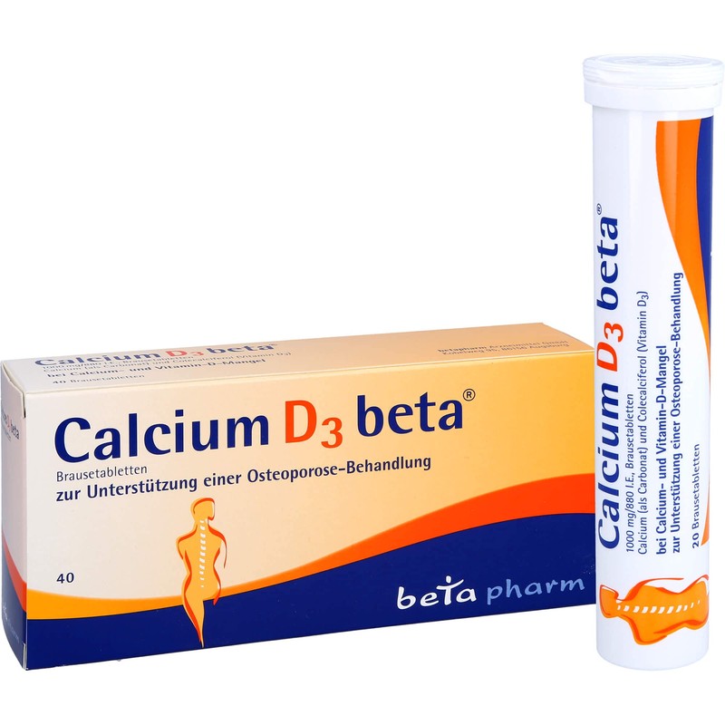 Calcium D3 Beta Effervescent Tablets Pack of 40