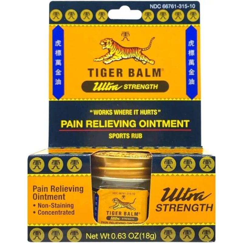 TIGER BALM Ultra OINTMENT EXTRA STRENGTH Works Where It Hurts