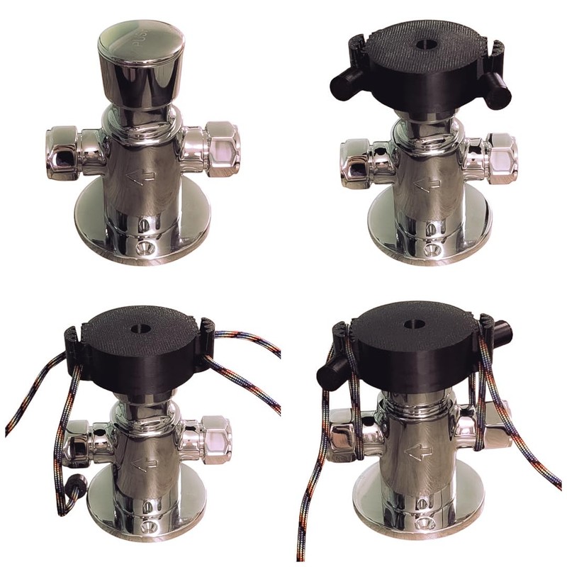 StayOn Shower Button Holder, Hands-Free Press Tool, Gym, Camping, Portable