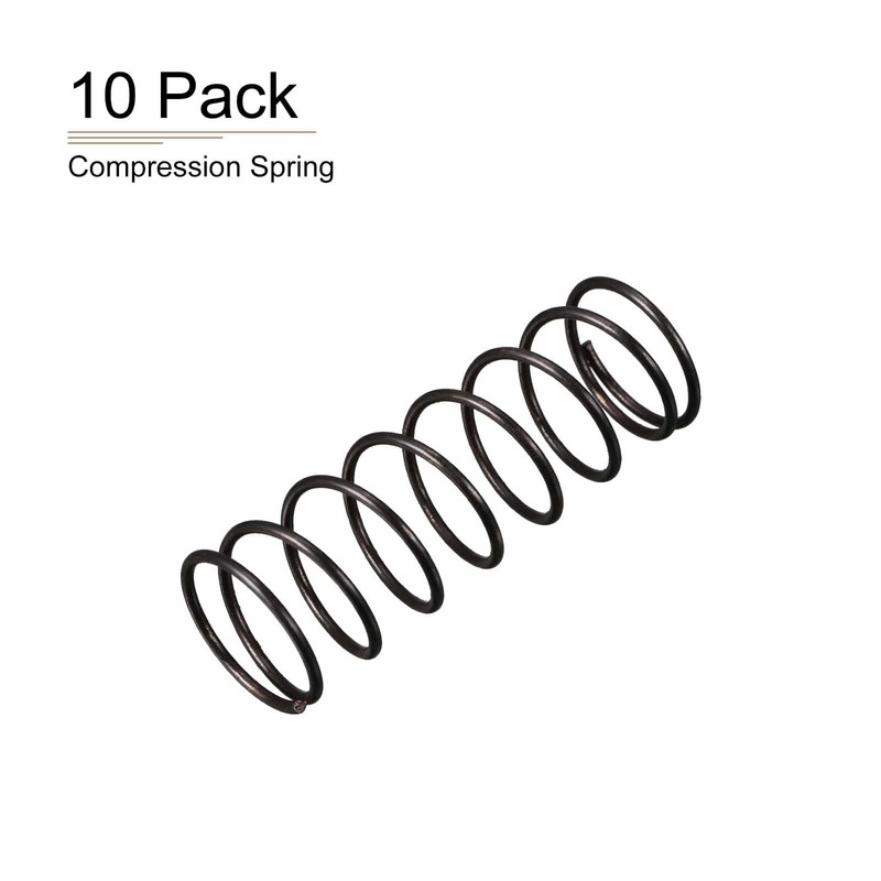 DTGN 1.2x16x50mm(DxODxL) Compression Spring - 10Pack - Good for Machinery