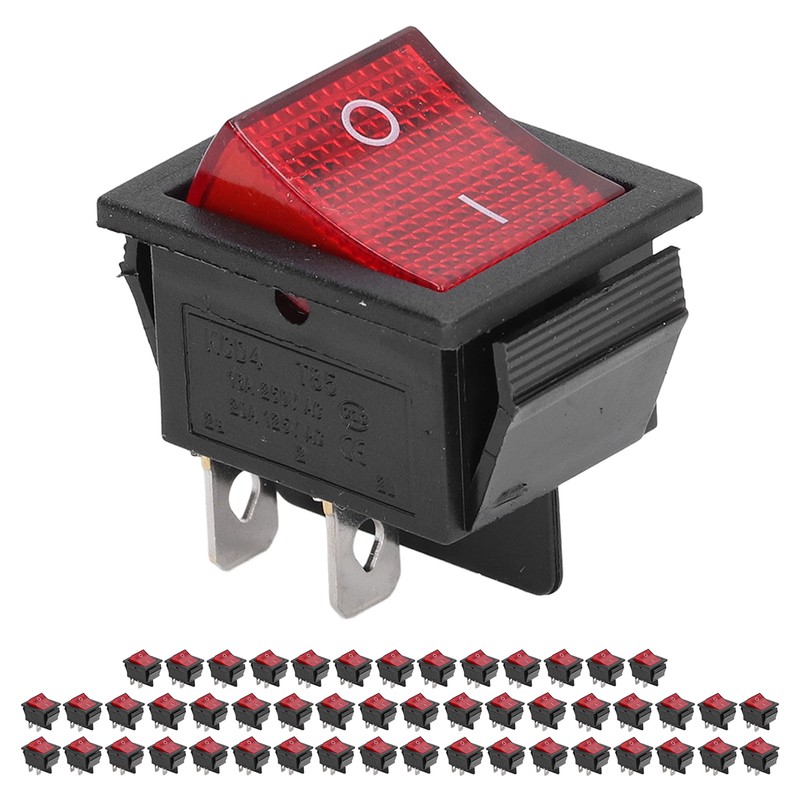50PCS Snap Power Switch Brass 4 Pin 2 Position Mini