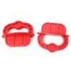 RLECS 6pcs Gap Deck Board Spacer Guide Red 1/4" Handheld