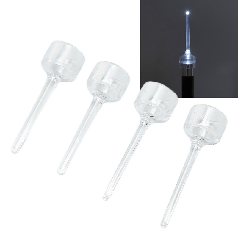 4pcs Ear Checking Penlight Replacement Tips Ear Wax Removal Hearing