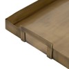 Kate and Laurel Myo Transitional Metal Rectangle Tray; 17 x