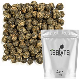 Tealyra - Black Dragon Pearls - Yunnan Special Black Tea - Loose Leaf Tea - Premium Tea - Bold Caffeine - 110g (4-ounce)