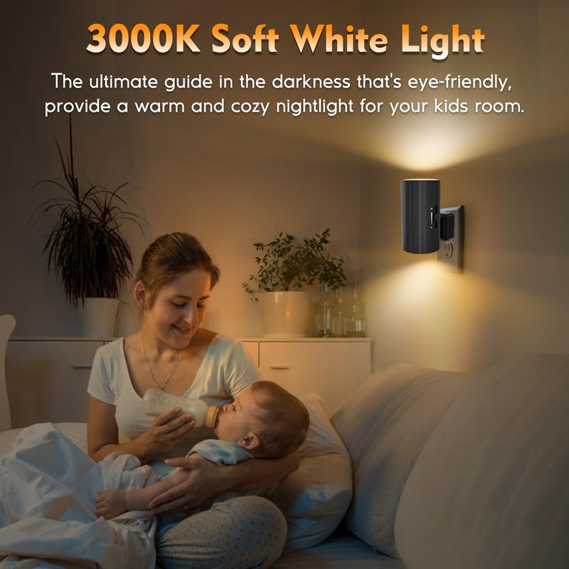 Night Lights Plug into Wall, LED Plug in Night Light,