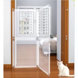 고양이 중문 개벽 강아지 방묘문 주방 반려동물 [F. 71CM 높이 6개 1줄] Cat Barrier Pet Gate for Dogs, Kitchen, Height 71CM, 6 Panels 1 Line