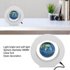 Magnetic Levitation Globe White Built in LED Light Frosted Texture