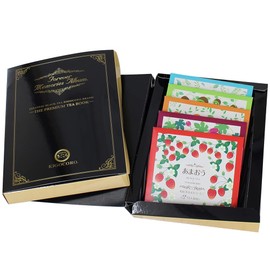 Japanese Tea Specialty Store Kigokoro COMPACT TEA BOOK (Fruits + Herbs) Tea Gift, Graduation, Retirement, Petite Gift, Popular