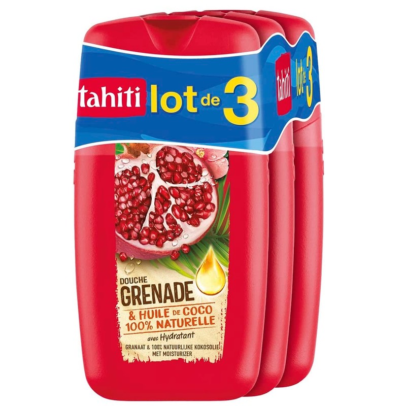 TAHITI - Tahiti Pomegranate & Coconut Oil Shower Gel -