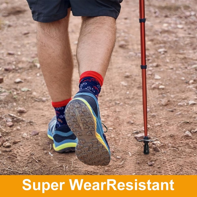 6-Pack Heavy-Duty Rubber Tips and Ferrules for Trekking Poles -