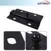 GXYWADY 30,000 Lbs Fifth Wheel Gooseneck Hitch Adapter Plate 2-5/16-Inch