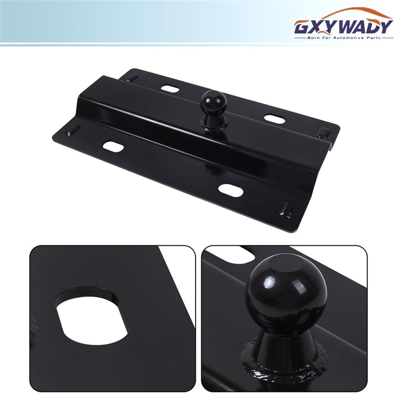 GXYWADY 30,000 Lbs Fifth Wheel Gooseneck Hitch Adapter Plate 2-5/16-Inch
