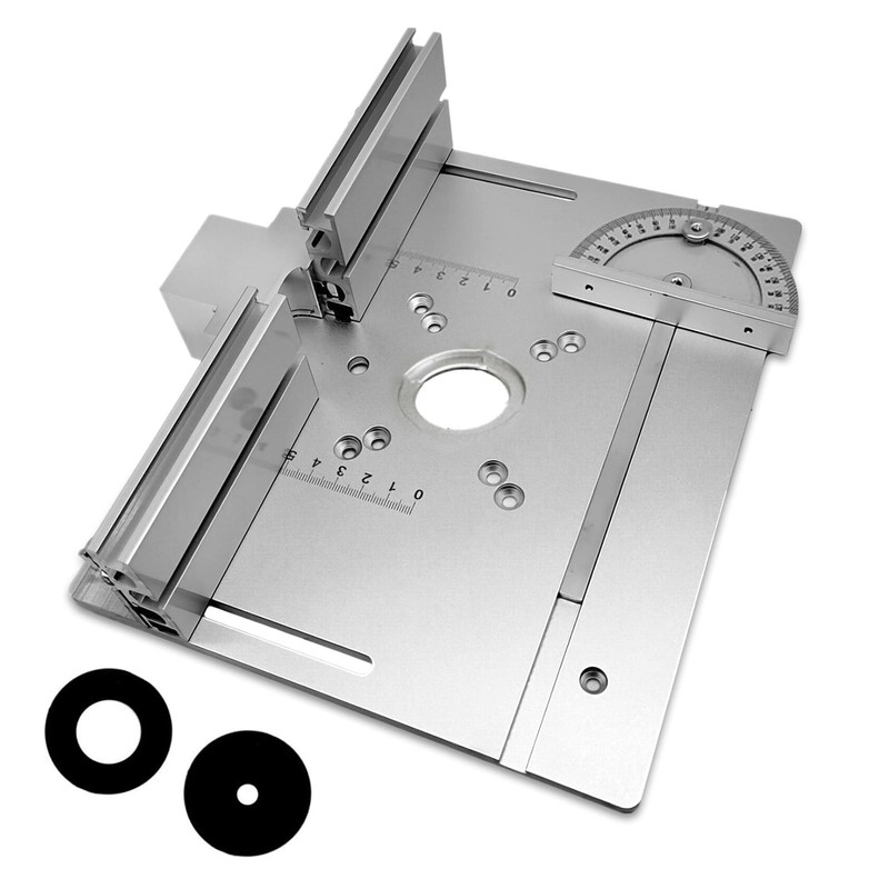Router Table Insert Plate, 2 in 1 Woodworking Bench Flip