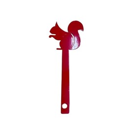 Decorative Metal Squirrel Mailbox Replacement Flag, Flag Mounting Hardware NOT INCLUDED, Madison Iron and Wood (Red)