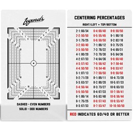 Legends Card Grading Centering Tool by Envy Born Games | Cleaning Cloth Kit Material for PSA - BGS