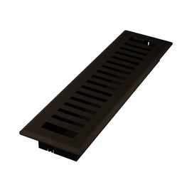 Imperial RG3432 Montezuma Decorative Floor Register, 2.25 x 12-Inch, Bronze Age, 2 Pack