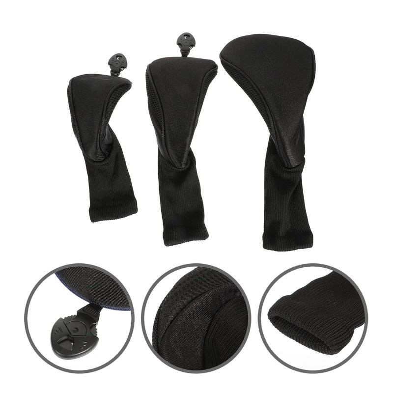 Outanaya Golf Driver Head Cover 3 Wood Headcover Scratch Proof