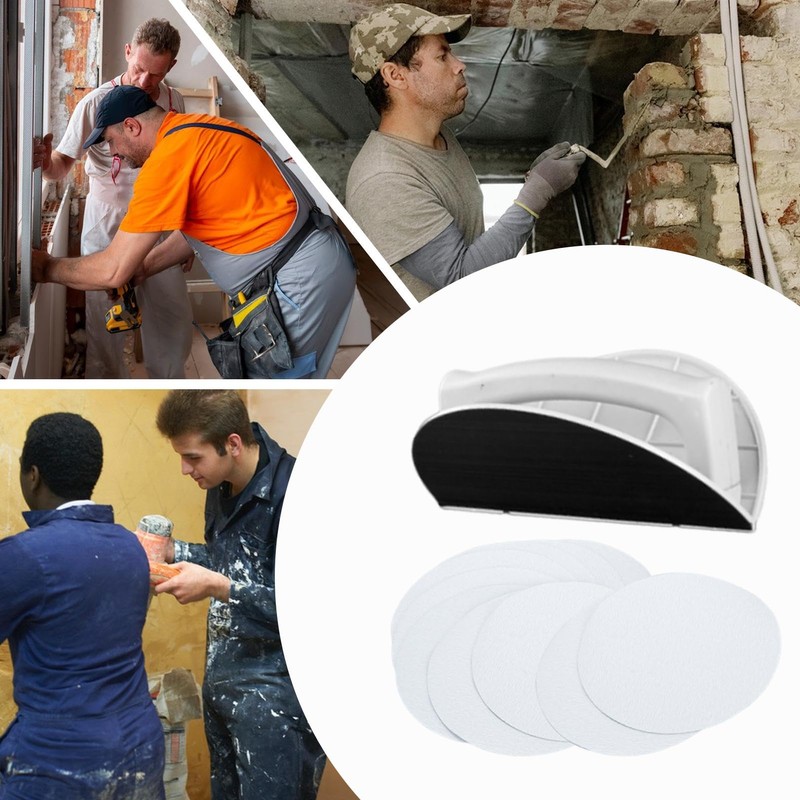 Detail Sander,Precision Wall Sanding Kit | Multifunctional Gadget with Non-Slip