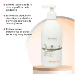 Genové Fluidbase Rederm Loción 10 % AHA, Renueva y Suaviza, 250 ml