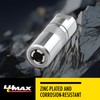 LUMAX LX-1400 Silver 1/8" NPT Standard Grease Coupler for Grease