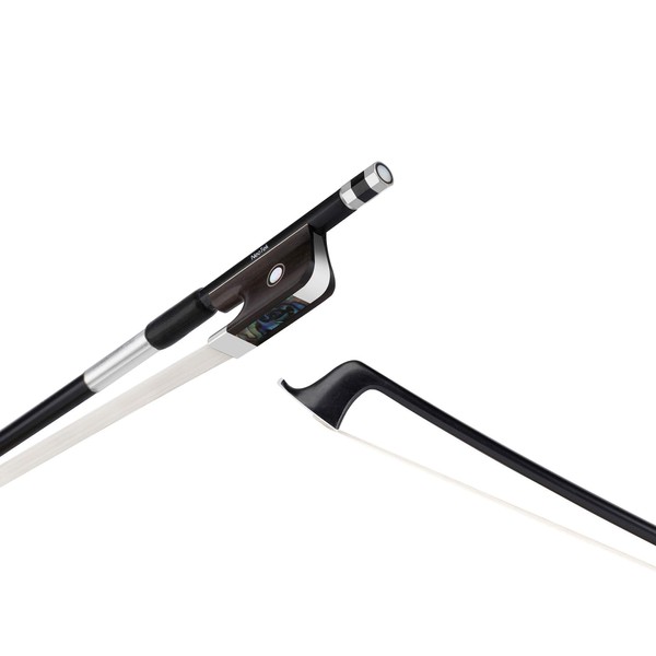 NeoTek Carbon Composite Cello Bow - Matte Finish, Round Stick,
