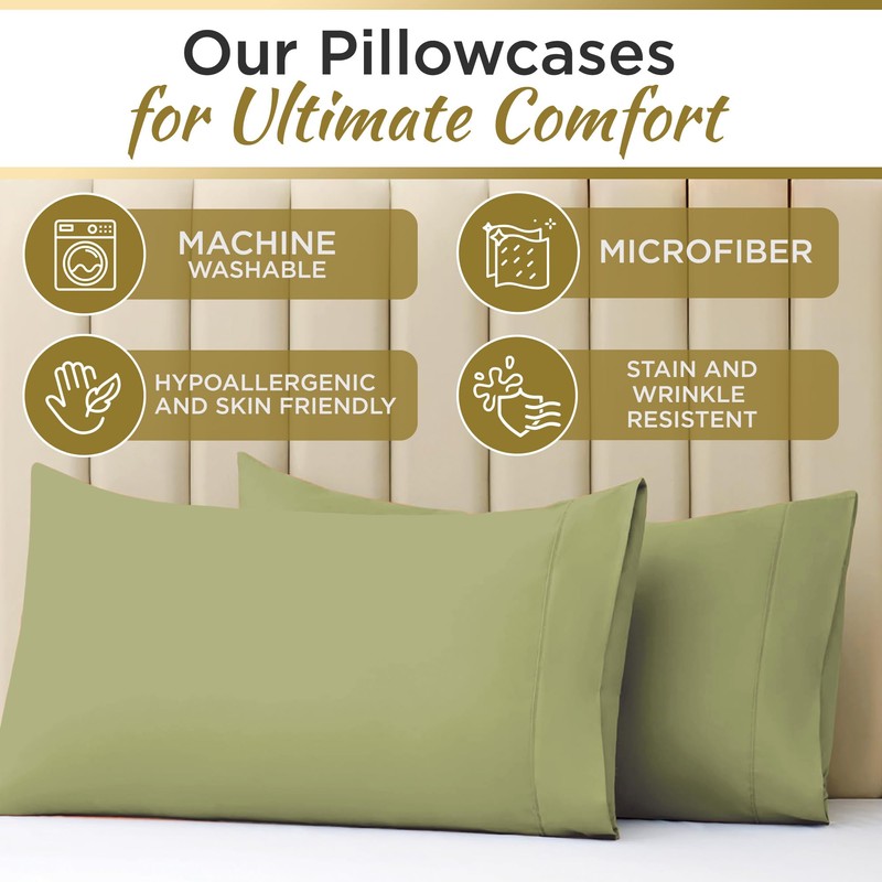 Twin Sheet Set - 1800 Ultra-Soft Microfiber Twin Bed Sheets