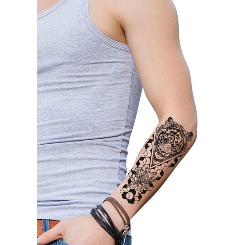 Lion Tattoos Lynx Tattoos Tiger Tattoos Fake Tattoos 4 Sheets