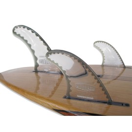 SurfCo - Pro Teck 9" Power Flex Fin Combo Set w/4" Sides - FCS