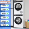 Niciksty Washer Dryer Stacking Kit, Universal Stacking Kit for Washer