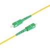 10Gtek SC/APC to SC/APC Simplex Fiber Patch Cord, 9/125μm SMF,