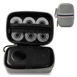 Phomemo D30 D35 Label Maker Machine Case, Waterproof Storage Bag Compatible with NELKO P21/NIIMBOT D11/JADENS D110/SUPVAN E10 Label Printer, Fits for Mini Bluetooth Labels Sticker Machine, Case Only