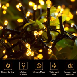 Quntis 83Ft 1000 LEDs Christmas String Lights - Outdoor Indoor Xmas Decoration Lights 8 Modes Holiday Twinkle Fairy Lights Waterproof for Home Garden Tree Wedding Party Valentines Day, UL588 Approved