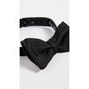 BOSS Men's Silk Jacquard Bow Tie, Black, One Size