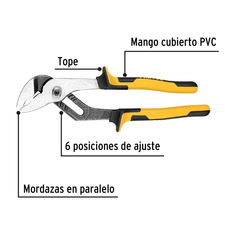 Pretul PEX-10PX, Pinza de extensión 10" mango Comfort Grip