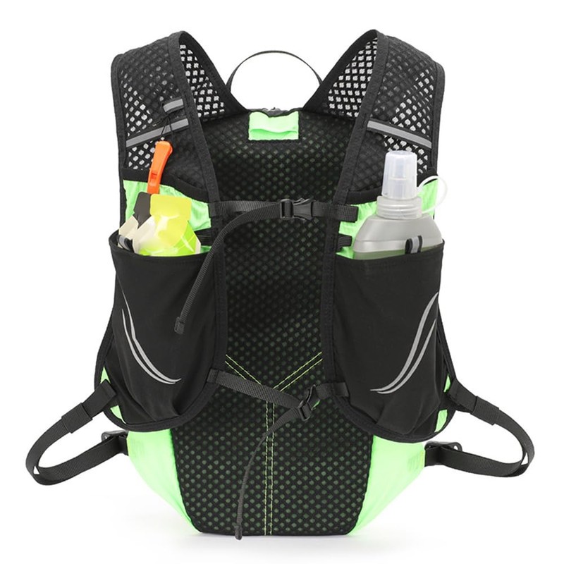 SOUUXIU Hydration Vest Backpack Lightweight Breathable Running Backpack 1.5L Water