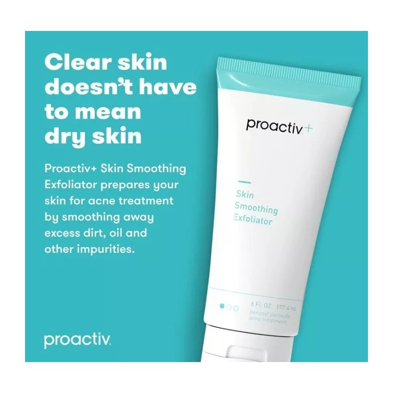 Proactiv+ Skin Smoothing Exfoliator, Face & Body Wash, Benzoyl Peroxide,