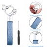 Flensent Key Fob Cover with Keychain for Nissan Altima Sentra