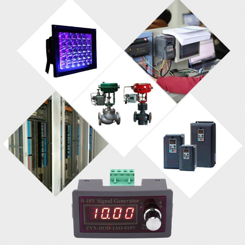 0‑10V Adjustable Signal Generator PLC Frequency Control Meter Signal Voltage