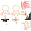 LIFKOME Keychain, Stylish, 2-piece Set, Cute, High School Student, Dancing