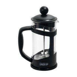 The London Sip French Press Immersion Brewer Coffee Maker with Stainless Steel Filter System, 34oz, Black