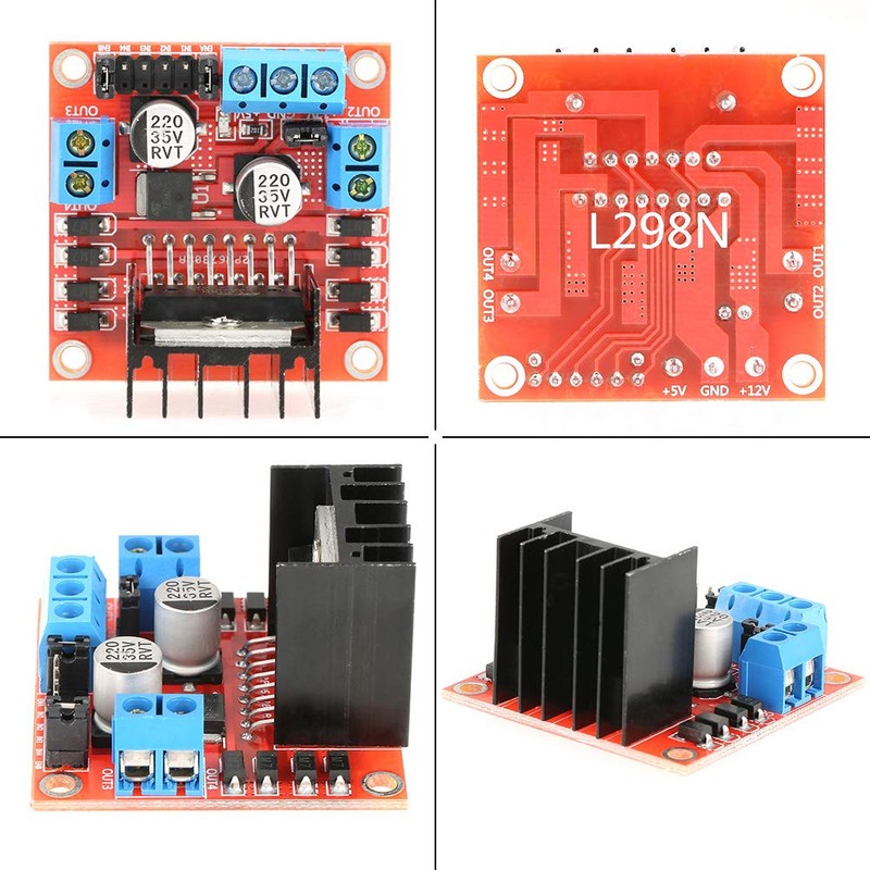 1pc L298N Motor Driver,Dual H Bridge Stepper Motor Driver Controller